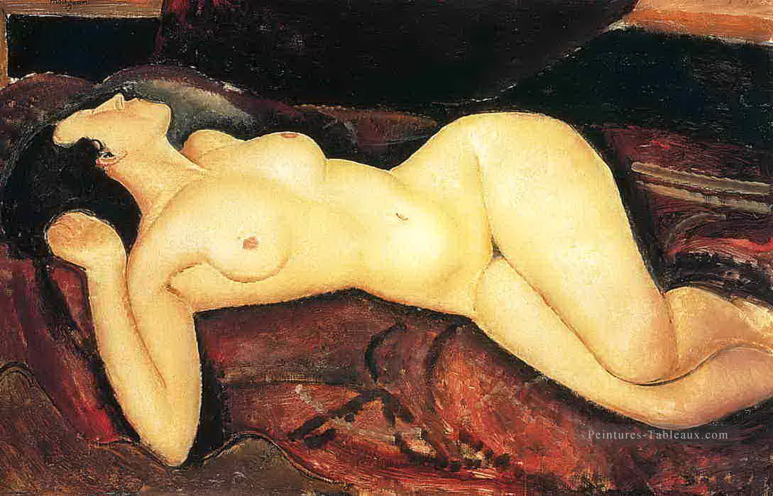 nu couché 1917 Amedeo Modigliani Peintures à l'huile